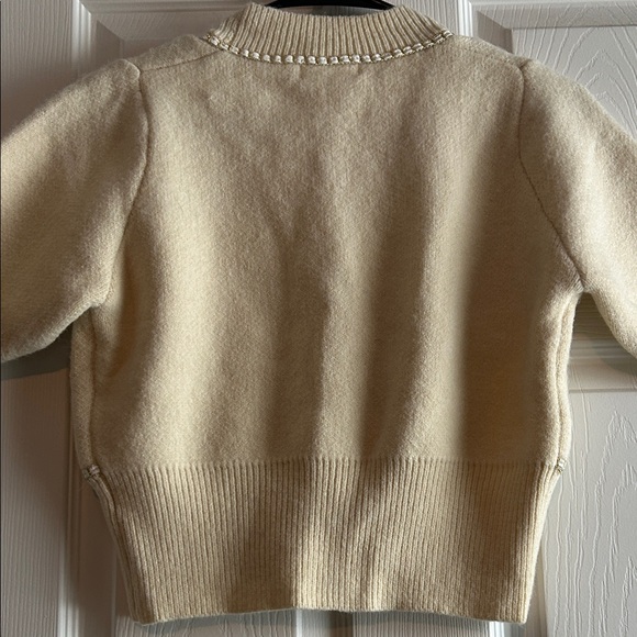 Cream Cardigan with Pearl Buttons - Picture 11 of 15